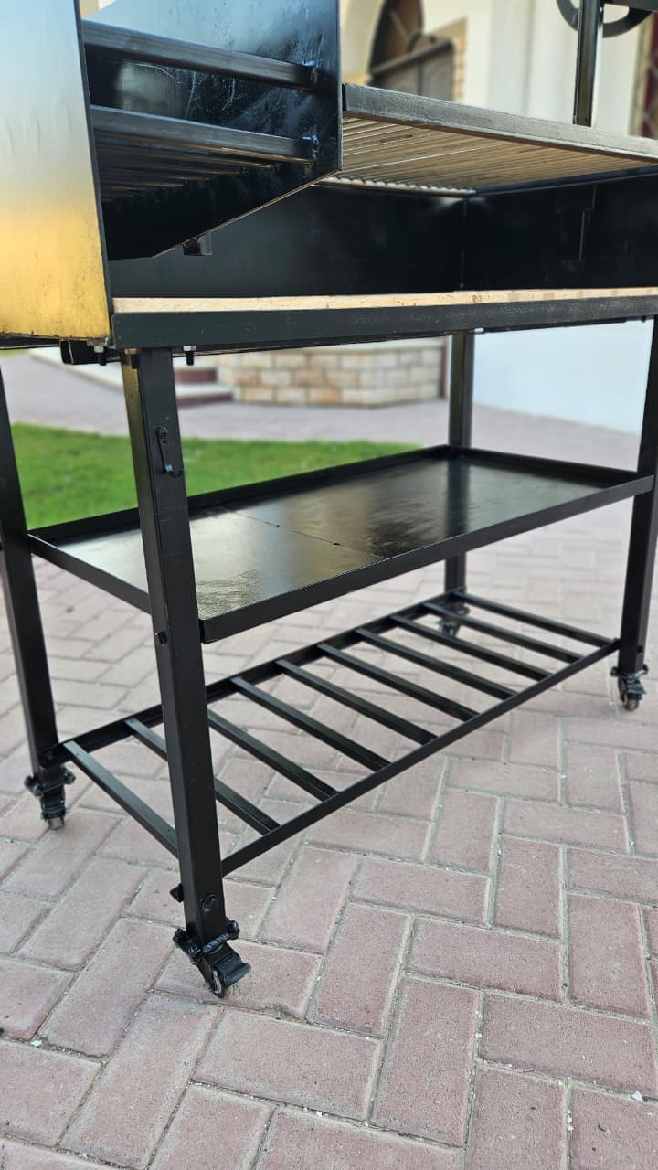 Santa María Grill Carbon Steel Frame and Shelves – DD Grills Dubai